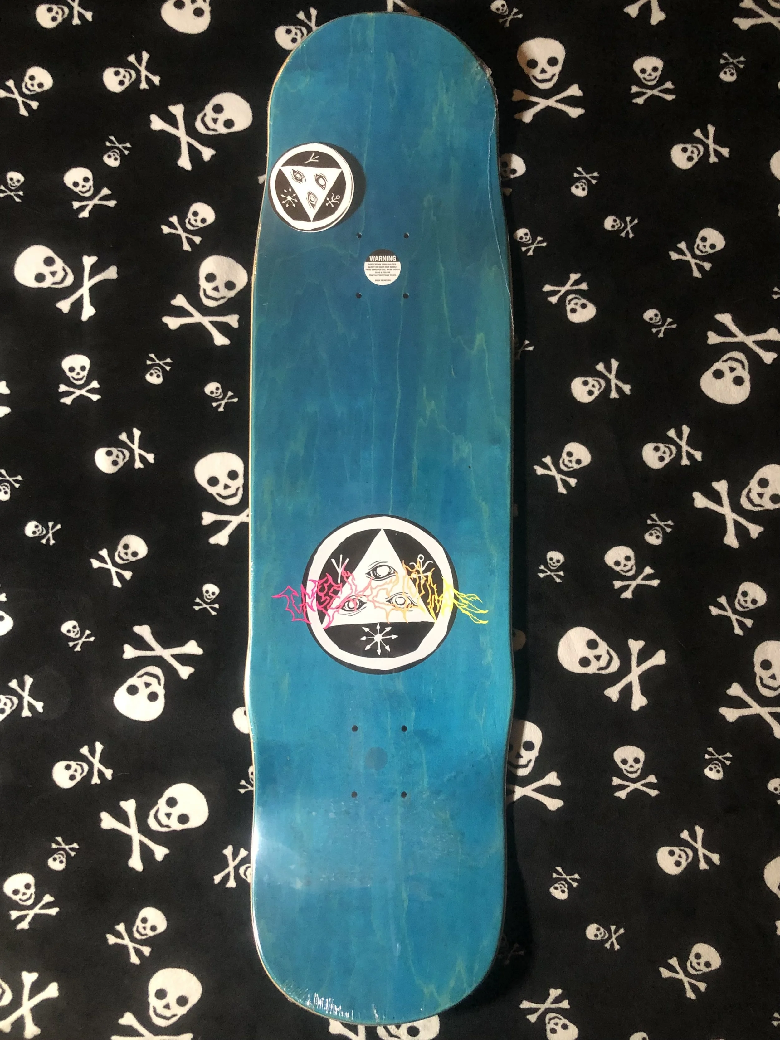WELCOME~ DANIEL VARGAS TUSK ON EFFIGY SKATEBOARD DECK — DEATHGEAR